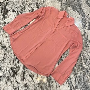 Express Button Down Blouse M